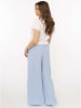 Zwillingsherz Stoffen broek "Bundfalte" lichtblauw