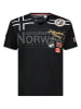 Geographical Norway Shirt "Jaradock" in Schwarz