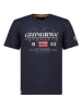 Geographical Norway Koszulka "Jecking" w kolorze granatowym