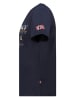 Geographical Norway Koszulka "Jecking" w kolorze granatowym