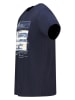 Geographical Norway Shirt "Jegory" in Dunkelblau