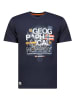 Geographical Norway Shirt "J-Forest" donkerblauw
