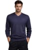 Geographical Norway Sweter "Fonte" w kolorze granatowym