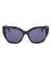 Longchamp Damen-Sonnenbrille in Blau/ Dunkelblau