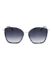 Longchamp Damen-Sonnenbrille in Blau/ Gold