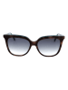 Longchamp Damen-Sonnenbrille in Braun/ Blau