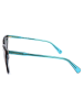 Longchamp Damen-Sonnenbrille in Braun/ Blau