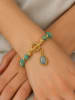 L'Atelier de Gaia Vergulde armband met hanger