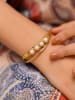 L'Atelier de Gaia Vergulde armband met parels