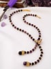 L'Atelier de Gaia Vergold. Halskette mit Schmuckelement - (L)55 cm