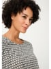 Olsen Longsleeve in Schwarz/ Beige