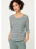 Olsen Longsleeve in Dunkelblau/ Mint