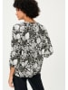 Olsen Bluse in Schwarz/ Weiß