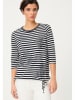 Olsen Longsleeve donkerblauw/wit