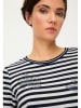 Olsen Longsleeve donkerblauw/wit