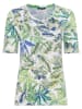 Olsen Shirt wit/groen/blauw