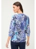 Olsen Blouse blauw/wit/paars