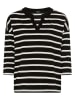 Olsen Sweatshirt in Weiß/ Schwarz
