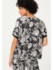 Olsen Blouse wit/zwart