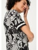 Olsen Bluse in Weiß/ Schwarz