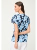 Olsen Blouse lichtblauw/donkerblauw