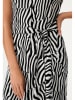 Olsen Jurk wit/zwart