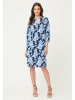 Olsen Kleid in Hellblau/ Dunkelblau
