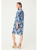 Olsen Kleid in Hellblau/ Dunkelblau