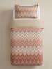 Elizabed Renforcé beddengoedset "Margot" beige/oranje
