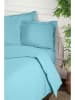 Elizabed Renforcé beddengoedset turquoise