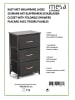 mesa Kommode in Schwarz - (B)45 x (H)73 x (T)30 cm
