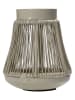 Kersten Windlicht beige - (H)9 x Ø 8 cm