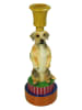 Kersten Kaarshouder "Dog" beige/meerkleurig - (H)23 x Ø 8 cm