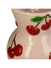 Kersten Vase "Cherry" in Rosa/ Rot - (H)21,8 x Ø 14,3 cm