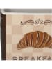 Kersten Vase "Breakfast" in Creme/ Braun - (B)15 x (H)18 x (T)5,5 cm