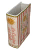 Kersten Vase "La Cucina" in Creme/ Orange - (B)16 x (H)20 x (T)6,3 cm