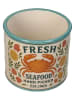 Kersten Bloempot ''Crab'' crème/oranje/turquoise - (H)8,7 x Ø 9,8 cm