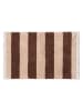 Kersten Badematte ''Stripes'' in Creme/ Braun - (L)80 x (B)50 cm