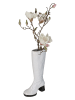 Kersten Wazon ''Boot'' w kolorze białym - 23 x 45 x 10 cm