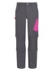 Trollkids Functionele afritsbroek "Preikestolen Double Zip-Off" grijs