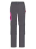 Trollkids Functionele afritsbroek "Preikestolen Double Zip-Off" grijs