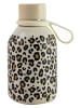 Yoko Design Isolierflasche "Blush" in Hellbraun/ Schwarz/ Weiß - 350 ml
