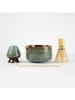 Yoko Design 4tlg. Matcha-Set "Tradition" in Grün/ Braun