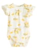 COOL CLUB 2-delige set: rompers geel/wit