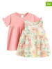COOL CLUB 2er-Set: Kleider in Beige/ Rosa