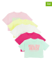 COOL CLUB 5er-Set: Shirts in Gelb/ Rosa/ Weiß