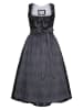Alpenfee Dirndl "Salome" in Schwarz/ Anthrazit