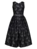 Alpenfee Dirndl "Salome" in Schwarz/ Anthrazit