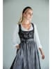 Alpenfee Dirndl "Salome" in Schwarz/ Anthrazit