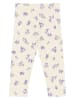 Petit Piao Leggings "Star" in Creme/ Lila